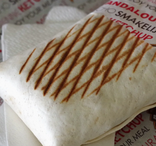 Menú de taco de falafel