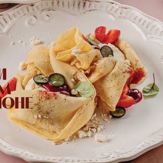 Блинчики с кремом маскарпоне