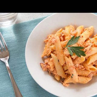 Penne con salmone
