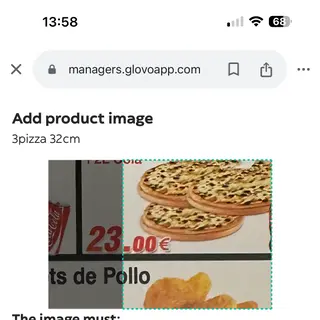 Pizza De Gambas (28 Cm.)
