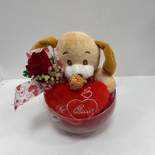 PERRITO  AMOR DULCE-ROSA NATURAL