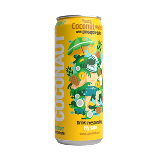 Agua de coco sabor piña - COCONUT WATER (330ML)