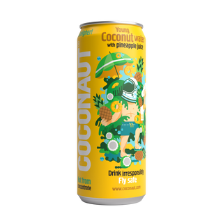 Agua de coco sabor piña - COCONUT WATER (330ML)
