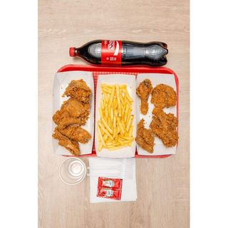 Festive combo with large fries & soda