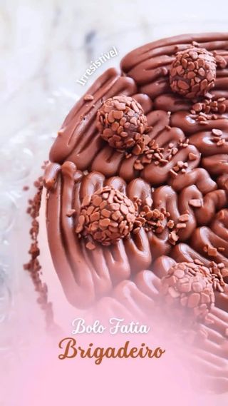 Bolo Fatia - Brigadeiro