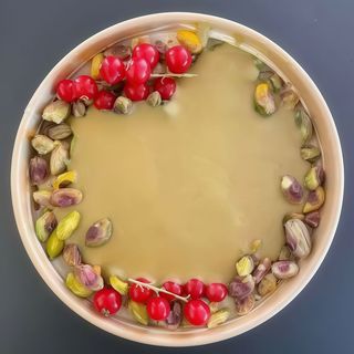 bento cake vegana  pistacchio e frutti di bosco