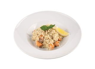 Ризото със сьомга