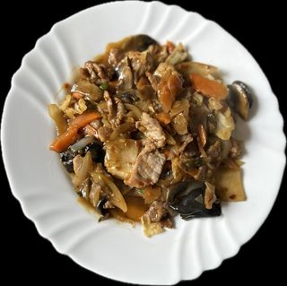 34.Porc in sos curry