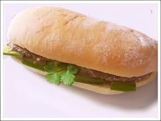 Panino con solo hamburger