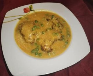 Malai prawn curry