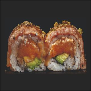 221 uramaki spicy rollo salmon  aguacate picante 8 und