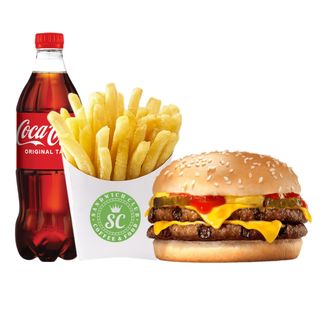 Дабл Чізбургер Меню