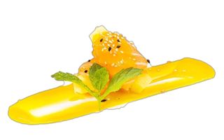 50.Salmone con mango - 4 pezzi