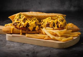 Bocadillo de pulled beef