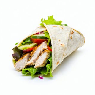 Dürum Pollo con Ensalada