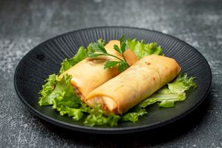 Tapa De Rollitos De Primavera De Verduras