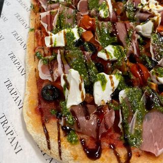 Pizza de Prosciutto e Ricotta