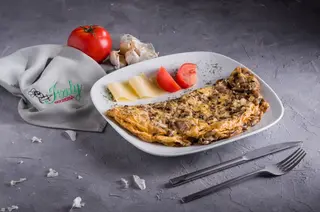 Omlet sa šampinjonima i sirom