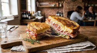 Toast con prosciutto cotto