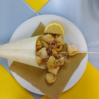 cuoppo calamari e baccalà 