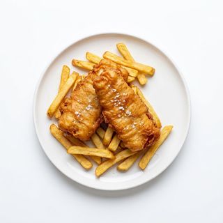 Pescado Frito Con Patatas