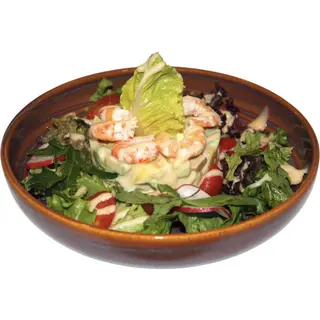 Avocat aux gambas 