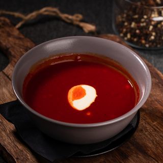 Tomato and corn soup