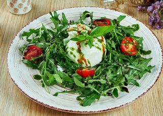 Burrata e rucula