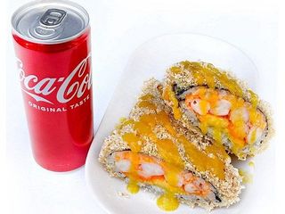 Онігірі-бургер з Креветкою SPECIAL+ Coca-Cola 0,25л (390г)