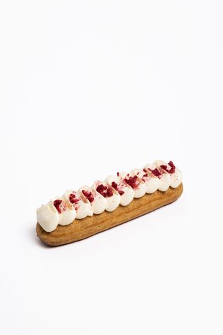 Éclair iaurt grecesc cu zmeură