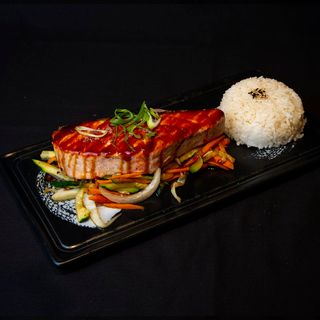 Salmón Teriyaki