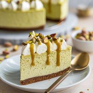 Cheesecake pistacchiosa