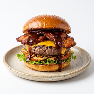 Hamburguesa Bbq Con Bacon