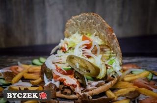 Kebab Bułka Falafel duża