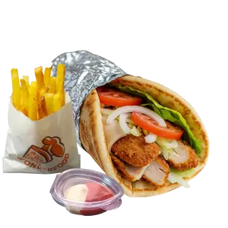 Makloub Cordon Bleu + Frites