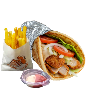 Makloub Cordon Bleu + Frites