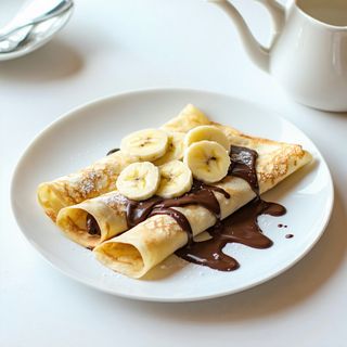 Clatite cu finetti si banane