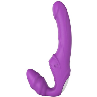 Arnés Femenino Doble Vibrador Recargable Sumergible Dipper