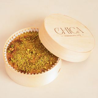 Tarta queso de pistacho (450 g.)