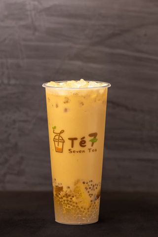 Té Con Leche De Sagú Y Pudding