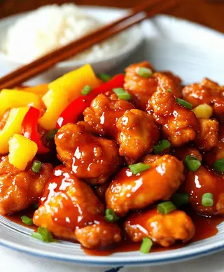 333. Pollo agrodolce