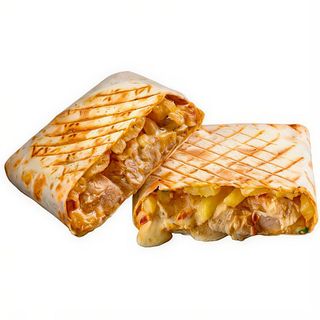 Kebab con patatas dentro