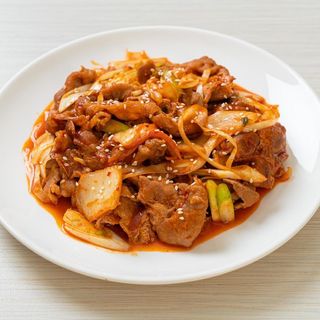 Ternera con salsa picante