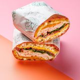 Сэндвич с индейкой и печеными перцами