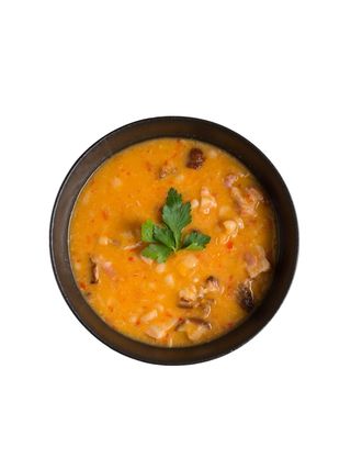 Pasulj sa dimljenom butkicom i rebrima