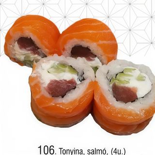 106.atun salmon pepino y queso