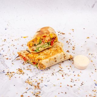 Roasted chicken tortilja