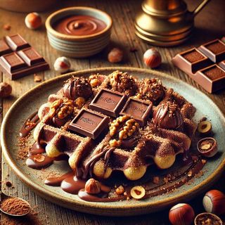 Waffle speciale Baci Perugina