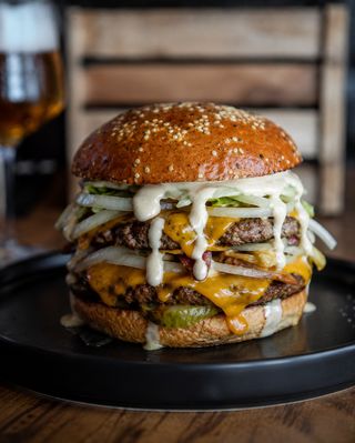 Smash Onion (3 pljeskavice)