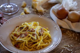 Tonnarelli alla gricia